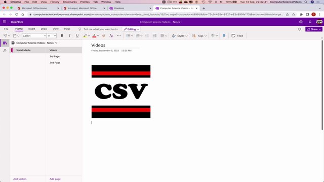 How to USE Microsoft OneNote for Office 365 On a Mac - Tutorial 6 - Insert Text - Basic Tutorial