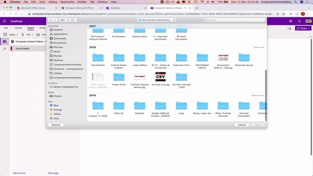 How to USE Microsoft OneNote for Office 365 On a Mac - Tutorial 5 - Insert an Image - Basic | New