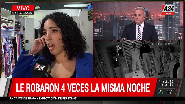 VILLA LUGANO: LE ROBARON CUATRO VECES LA MISMA NOCHE