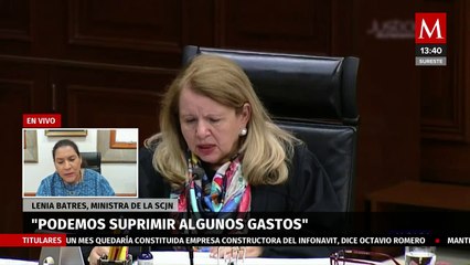 Lenia Batres exhibe prestaciones millonarias de ministros y afirma que "podemos suprimir gastos"
