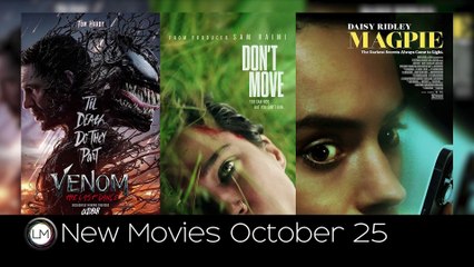 Скачать видео: New Movies: Venom: The Last Dance, Don't Move, and Magpie