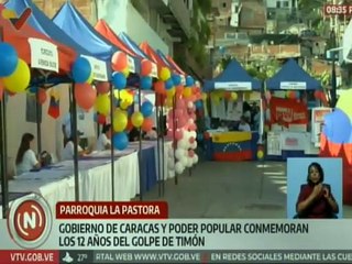 Gobierno de Caracas conmemora 12 años del Golpe de Timón