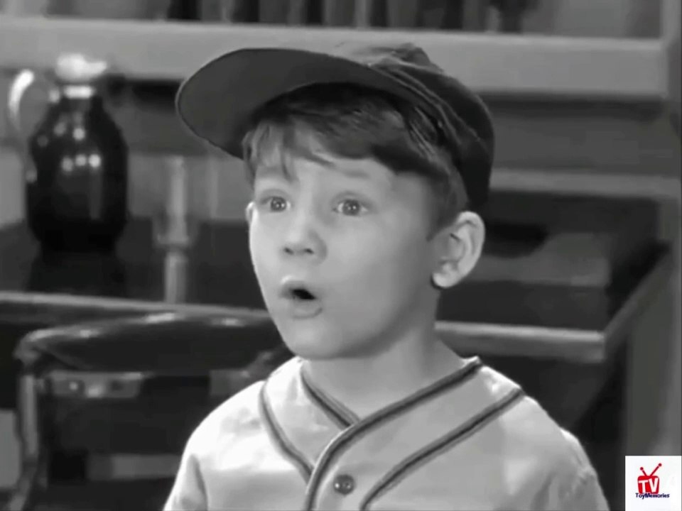 1960s Andy Griffith & Ron Howard - Alpha Bits baseball cards TV commercial