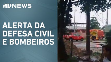 Ventania derruba muro e mata três operários no Rio de Janeiro