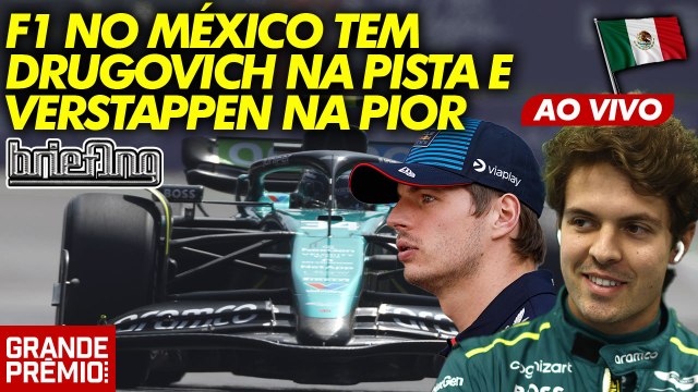 SAINZ 1º, LECLERC 4º, NORRIS 5º, VERSTAPPEN MAL, DRUGOVICH ANDA: TREINOS DA F1 no MÉXICO | Briefing