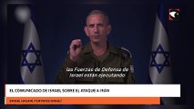 El comunicado de Israel sobre el ataque a Irán