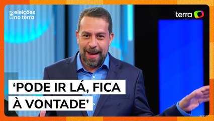 Boulos ironiza ida de Nunes para beber água em debate: 'Está precisando, gaguejando um pouquinho'
