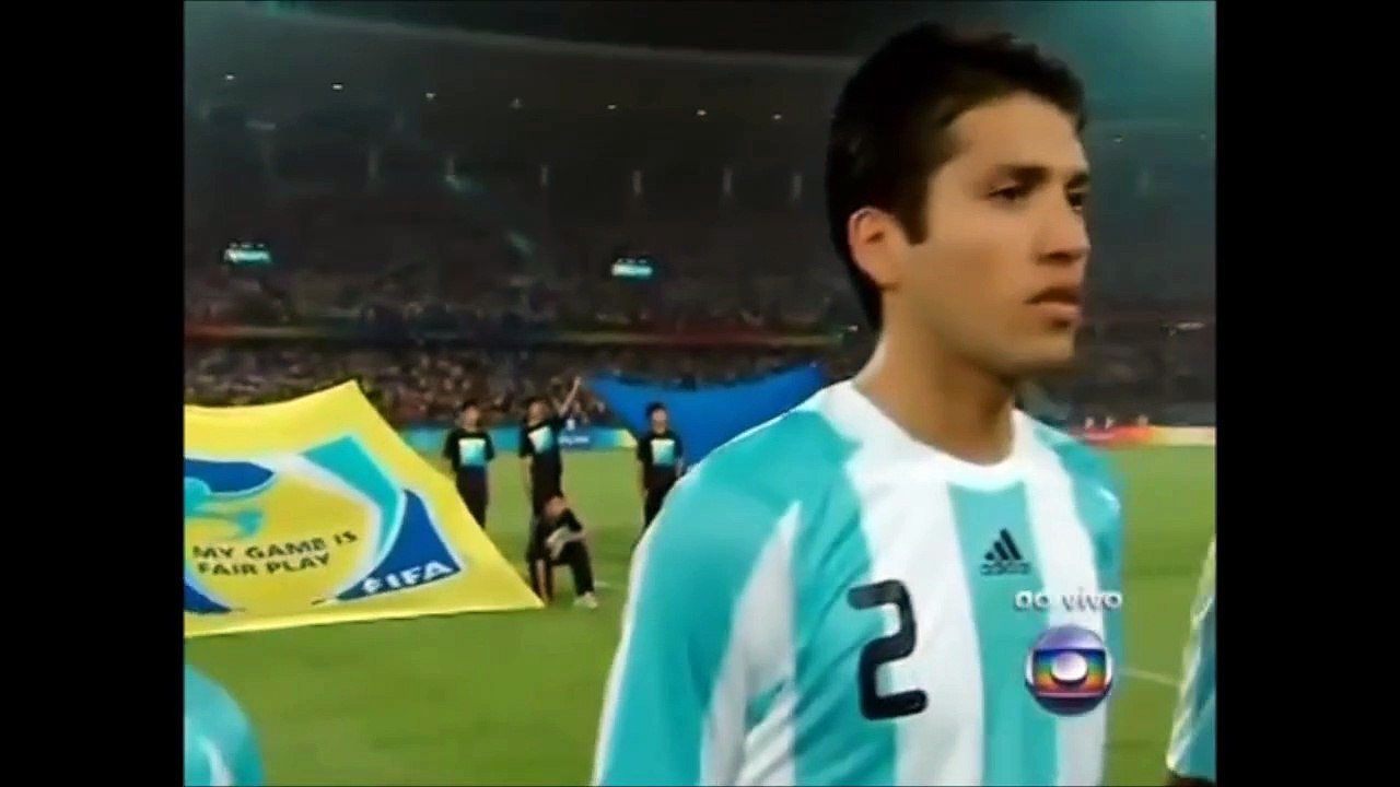 Olímpiadas 2008 Brasil x Argentina (semifinais) com Galvão Bueno (Globo)