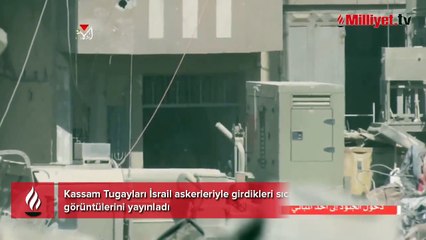Kassam Tugayları İsrail askerleriyle girdikleri sıcak çatışmanın görüntülerini yayınladı