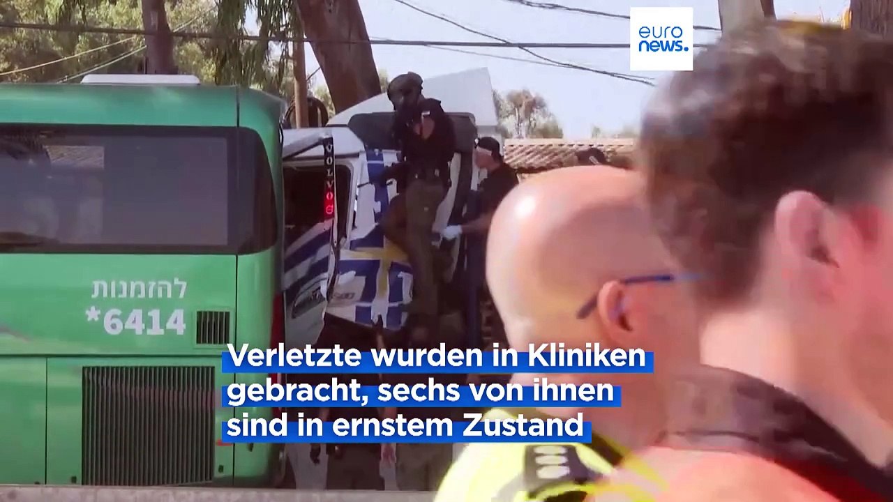 Lkw rast in Bushaltestelle in Tel Aviv: ein Mann tot, rund 30 verletzt