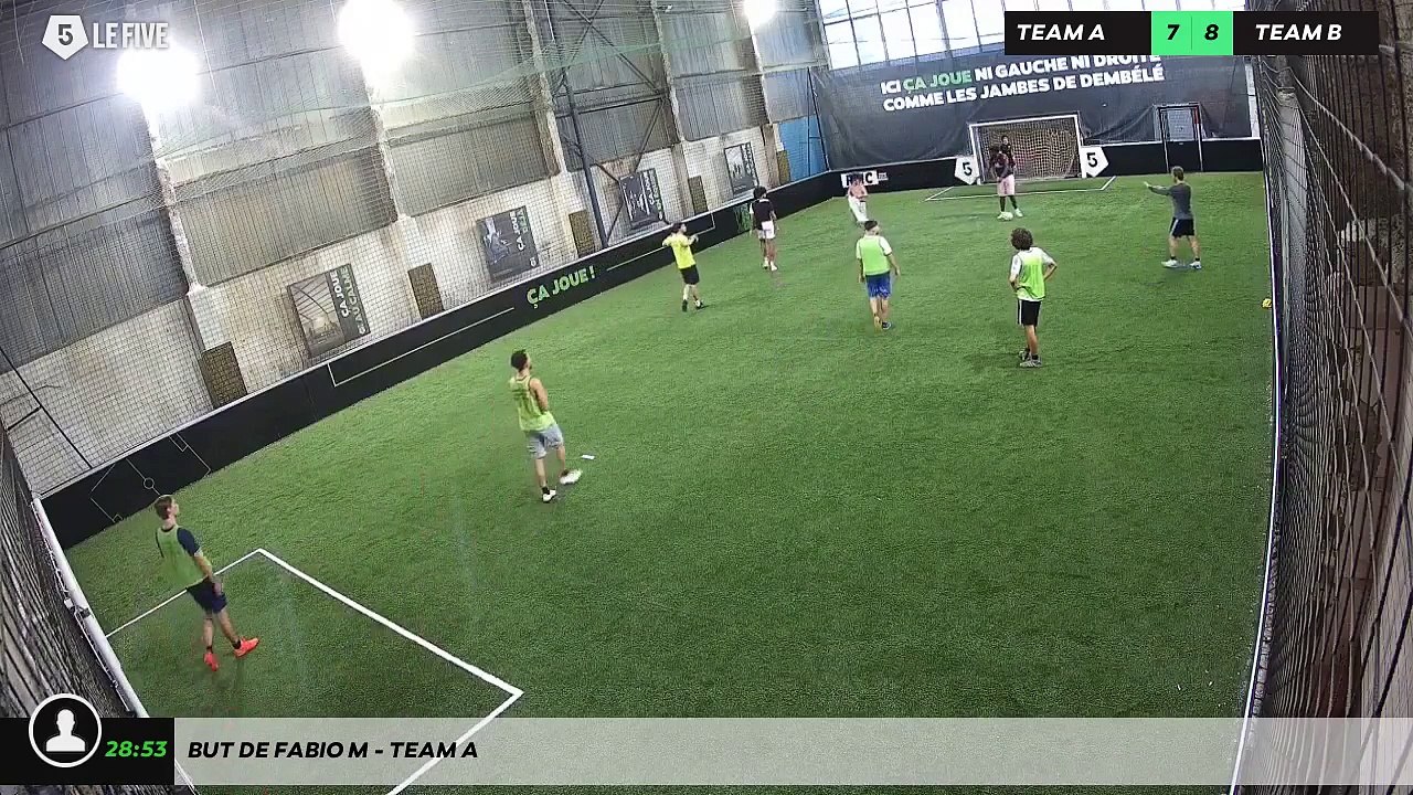 But de Fabio M - Team A