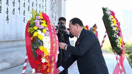 북중, 6·25 참전 74주년 따로 추모...김정은, 우의탑에 화환 / YTN