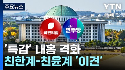 여당 '특감' 내홍 격화...민주, 막바지 국감 '김 여사 총공세' 예고 / YTN
