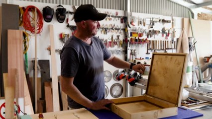 Hand crafted gift commissioned by ADF gifted to King Charles
