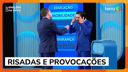 Nunes pergunta se Boulos 'está louco' e adversário pede 'calma' ao falar sobre mobilidade