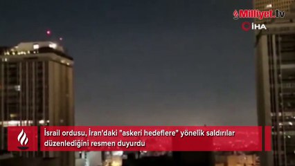 İsrail'den İran'a yönelik günlerdir beklenen intikam saldırısı gerçekleşti