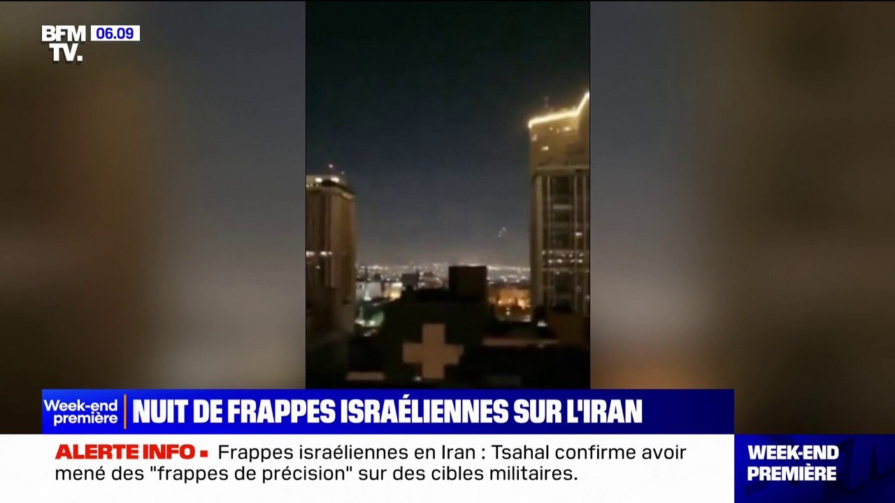 L'armée israélienne confirme des "frappes de précision" sur des cibles militaires près de Téhéran