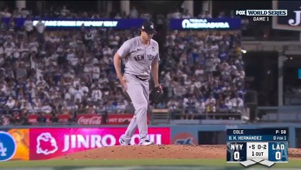 FIRST RUN of the 2024 World Series! (Dodgers score first!)