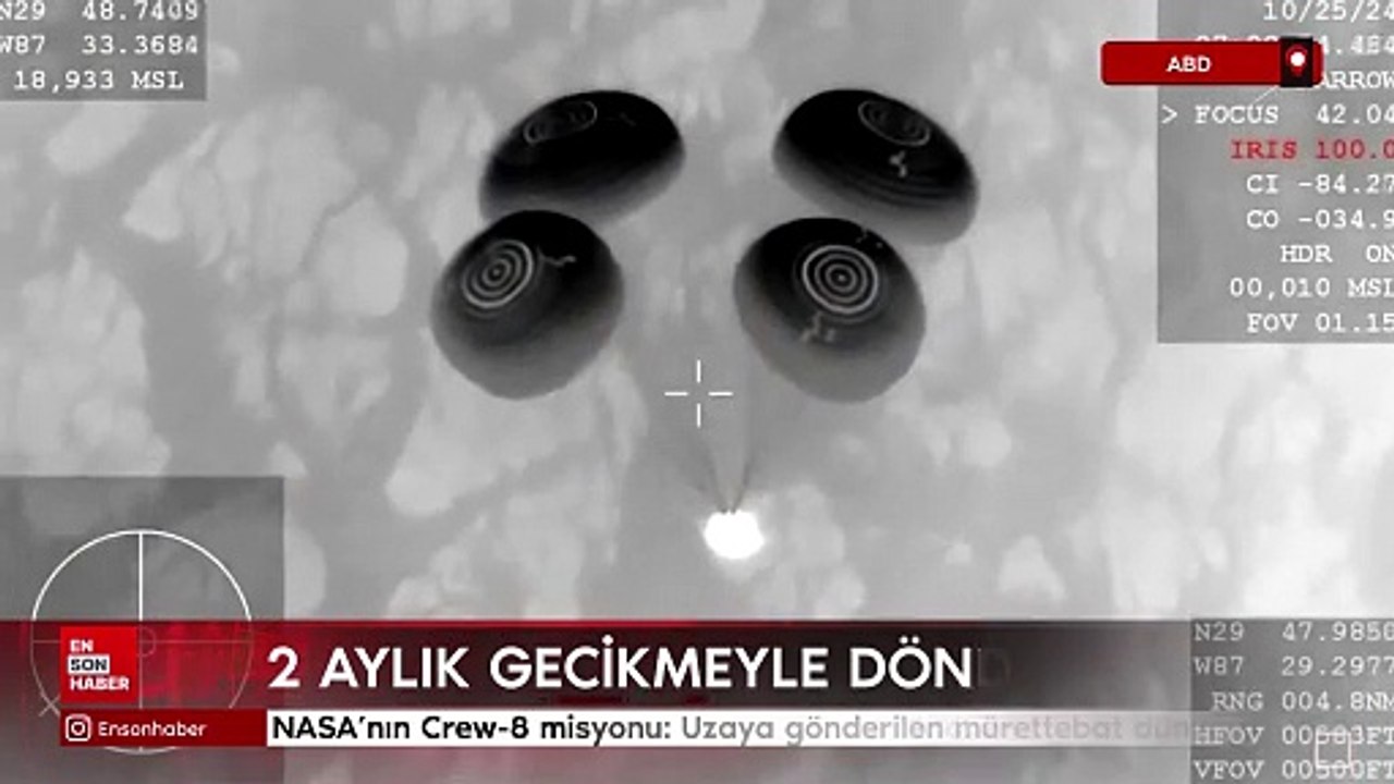 NASA'nın Crew-8 misyonu: Uzaya gönderilen mürettebat dünyaya döndü