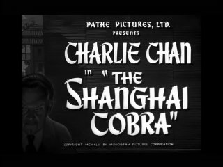 Charlie Chan In The Shanghai Cobra (1945) B&W