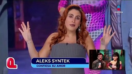 Aleks Syntek confiesa amor por Maribel Guardia