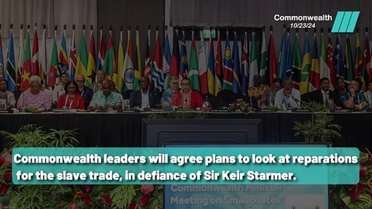 Commonwealth Leaders Push for Reparations
