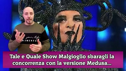 Tale e Quale Show Malgioglio sbaragli la concorrenza con la versione Medusa...