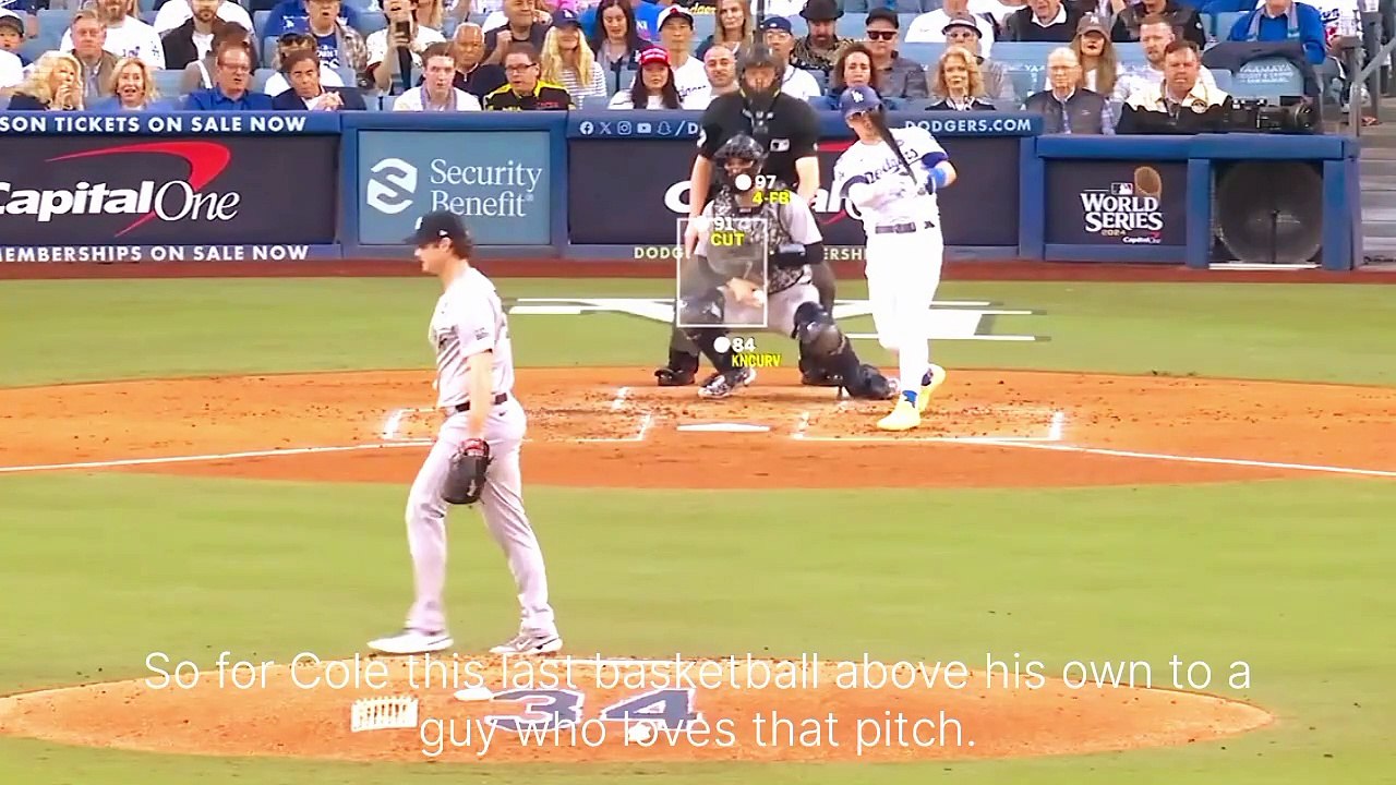 FIRST RUN of the 2024 World Series! (Dodgers score first!) video