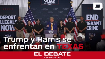 Trump arremete contra Kamala Harris en Texas en una jornada de tensión electoral