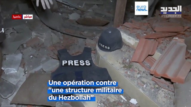 Trois journalistes tués au Liban dans une frappe israélienne