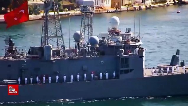 MSB, Somali Deniz Görev Grubu'nun Oruç Reis'e refakat görüntülerini paylaştı