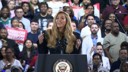 « Je suis ici en tant que mère », clame Beyoncé en soutien à Kamala Harris au Texas