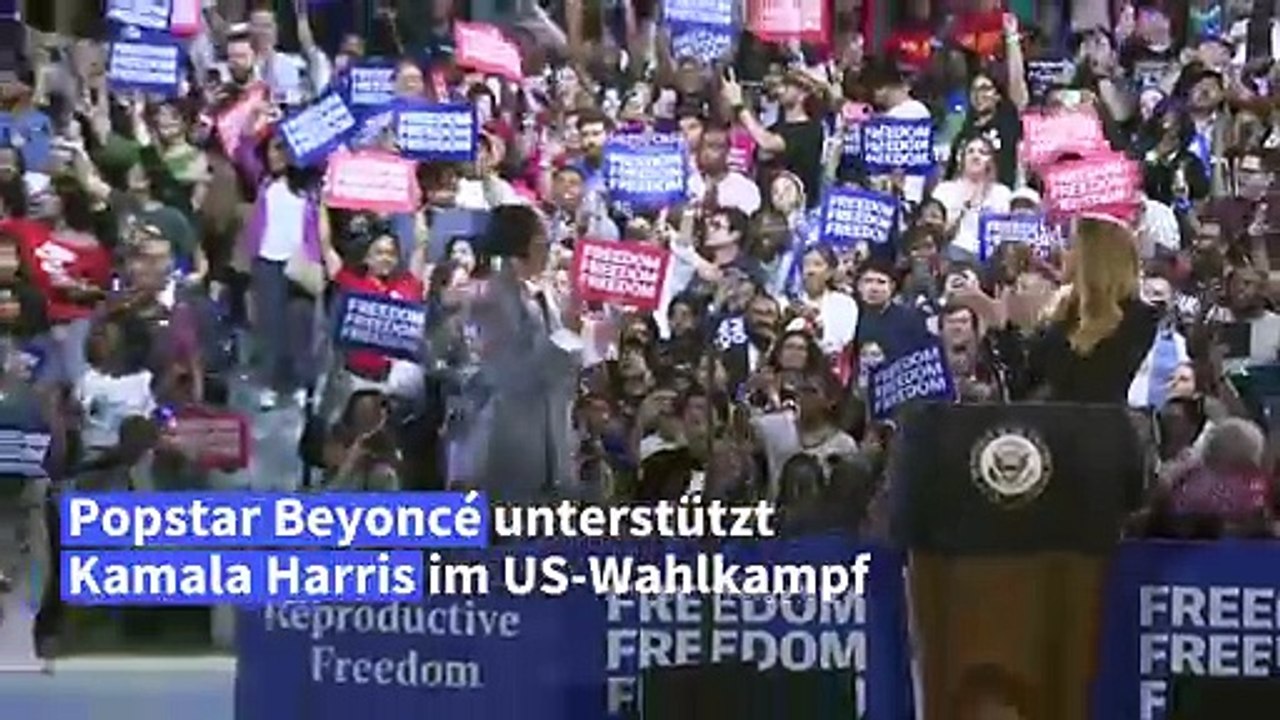 Beyoncé macht Wahlkampf für Kamala Harris