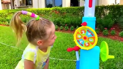 Nastya and dad staged a dance competition
