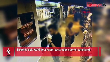 Bakırköy'de mağazada etek altı taciz rezaleti!