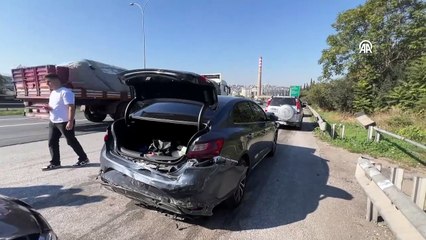 Anadolu Otoyolu'nda zincirleme trafik kazası! 4 yaralı
