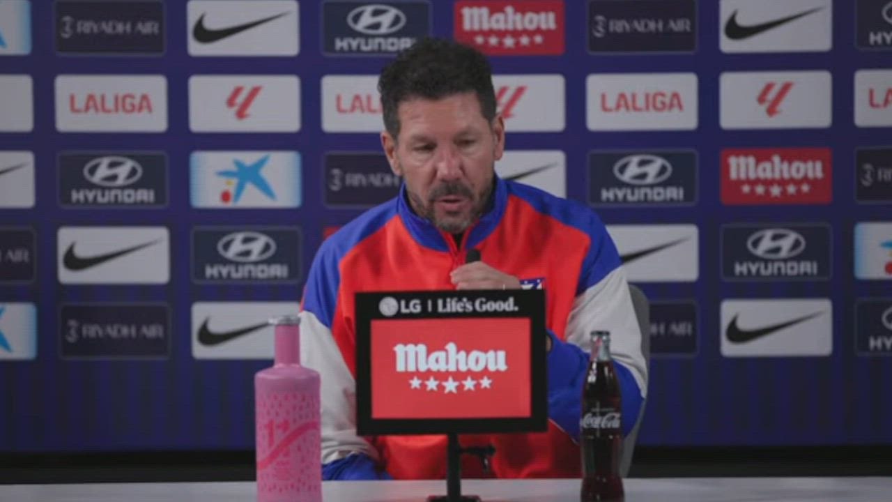 Rueda de prensa de Simeone, previa al Real Betis vs. Atlético de Madrid