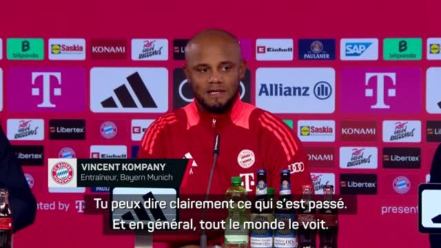 Bayern Munich - Kompany : De bons moments que nous n'avons pas pu exploiter, mais Barcelone était meilleur