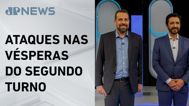 Nunes e Boulos trocam acusações no último debate em SP