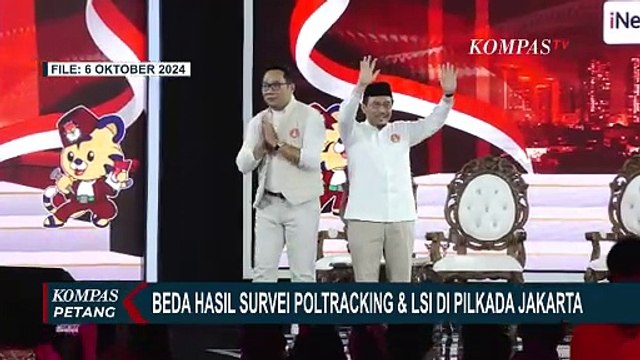 LSI dan Poltracking Rilis Hasil Survei Elektabilitas Paslon Pilkada Jakarta, Beda Jauh?