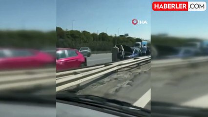 TEM Otoyolu'nda Zincirleme Kaza: 4 Yaralı