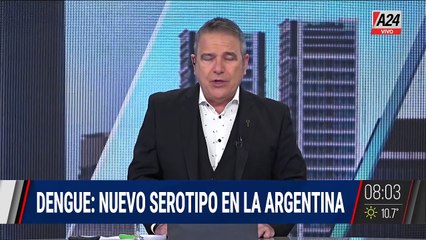  DENGUE: NUEVO SEROTIPO EN LA ARGENTINA