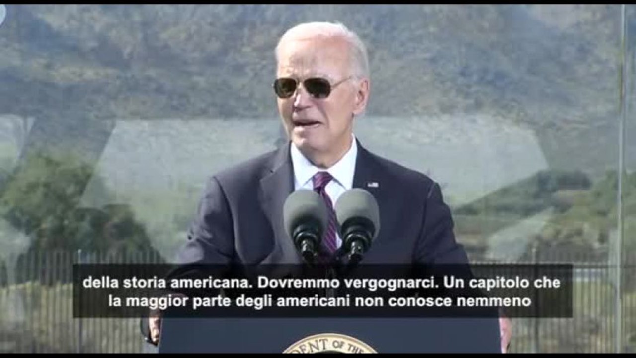 Le storiche scuse del presidente Biden agli Indiani d'America