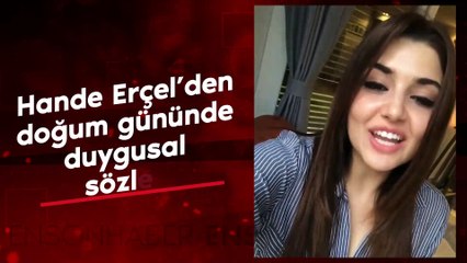Hande Erçel'den kaybettiği annesinin doğum gününde duygusal sözler