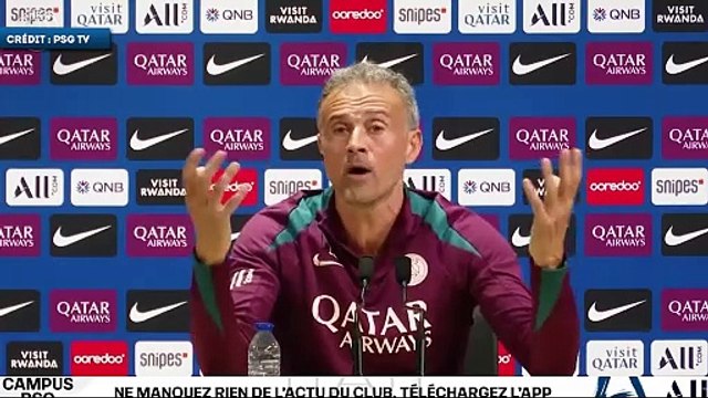 Luis Enrique compare la rivalité PSG-OM et Real-Barça