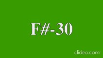 F#-30 Color Classical Piano (Whole Note)