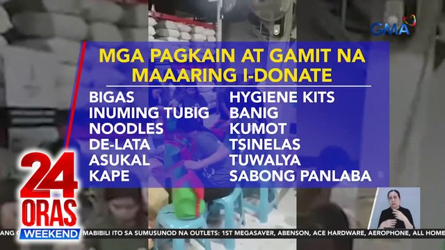 Kyline Alcantara, kabilang sa mga nag-repack sa GMA Kapuso Foundation warehouse | 24 Oras Weekend