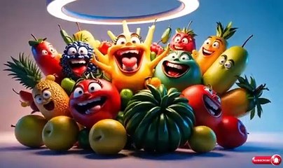 fruit poem cartoons for kids(360P)