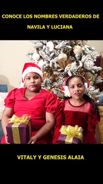 CONOCE LOS NOMBRES REALES DE NAVILA Y LUCIANA #humor #navila #comedia #luciana #viral #esnavidad