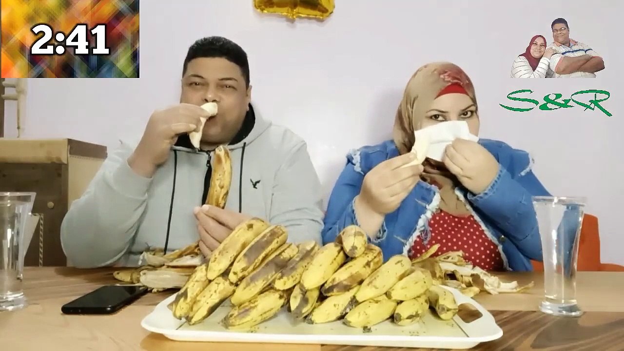 تحدى اكل 5 كيلوموز في 5 دقائق ضد قناة سارة بنت حواء